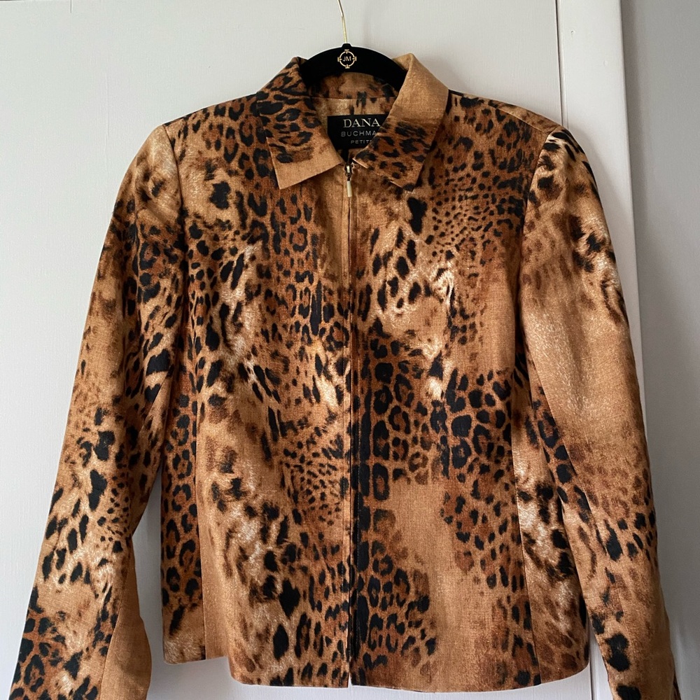 Ladies leopard jacket, Small